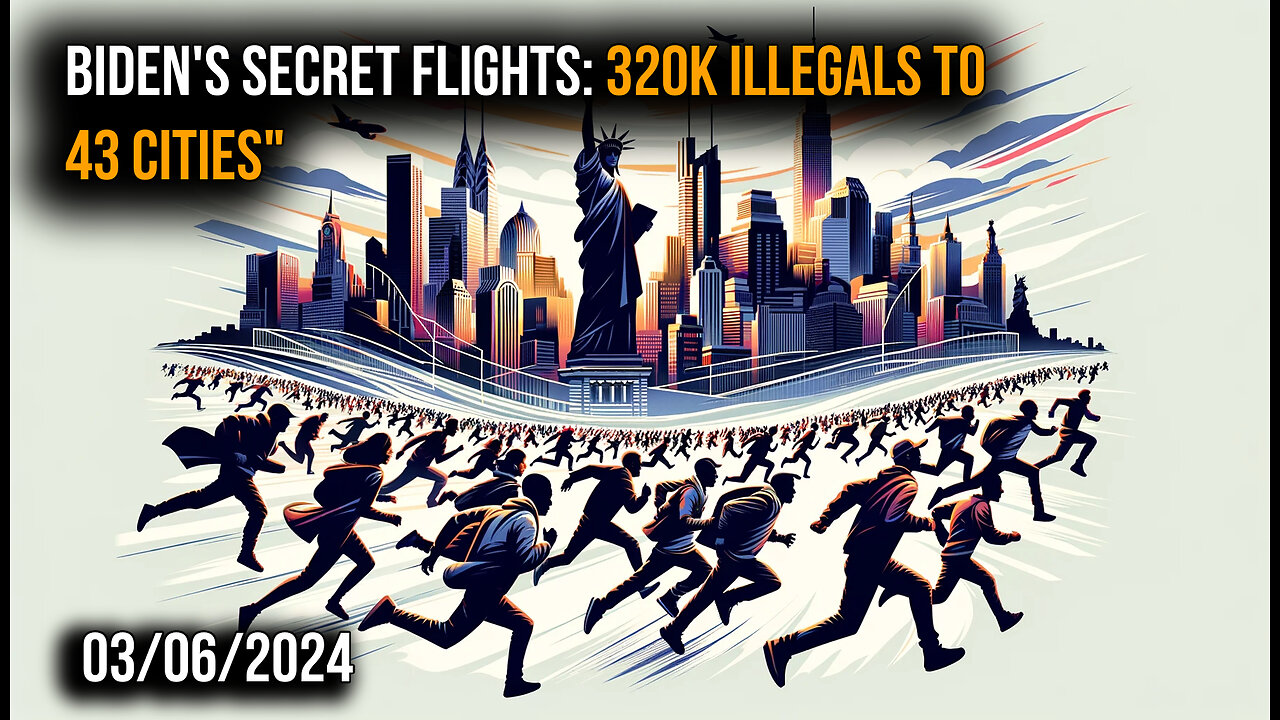 🛫🕵️♂️ Unveiling the Shadows: Biden's Secret Flights Disperse 320K Illegals Across 43 Cities 🕵️♂️🛫