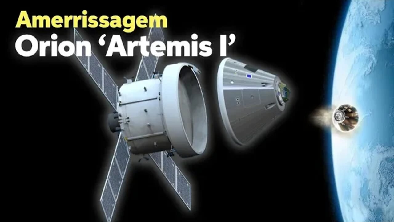 AMERRISSAGEM DA NAVE ORION 002 MISSÃO ARTEMIS I