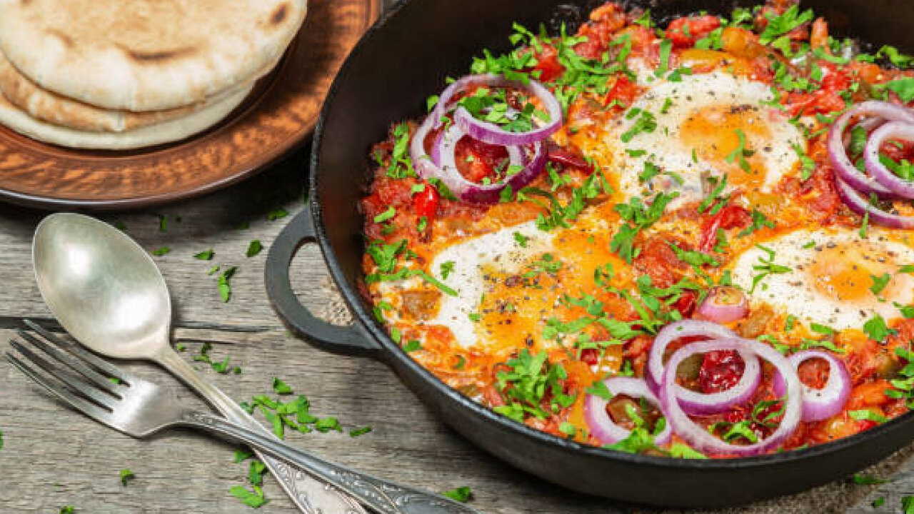 Forget Boring! Make This Exotic Eggs & Merguez Hash Bake