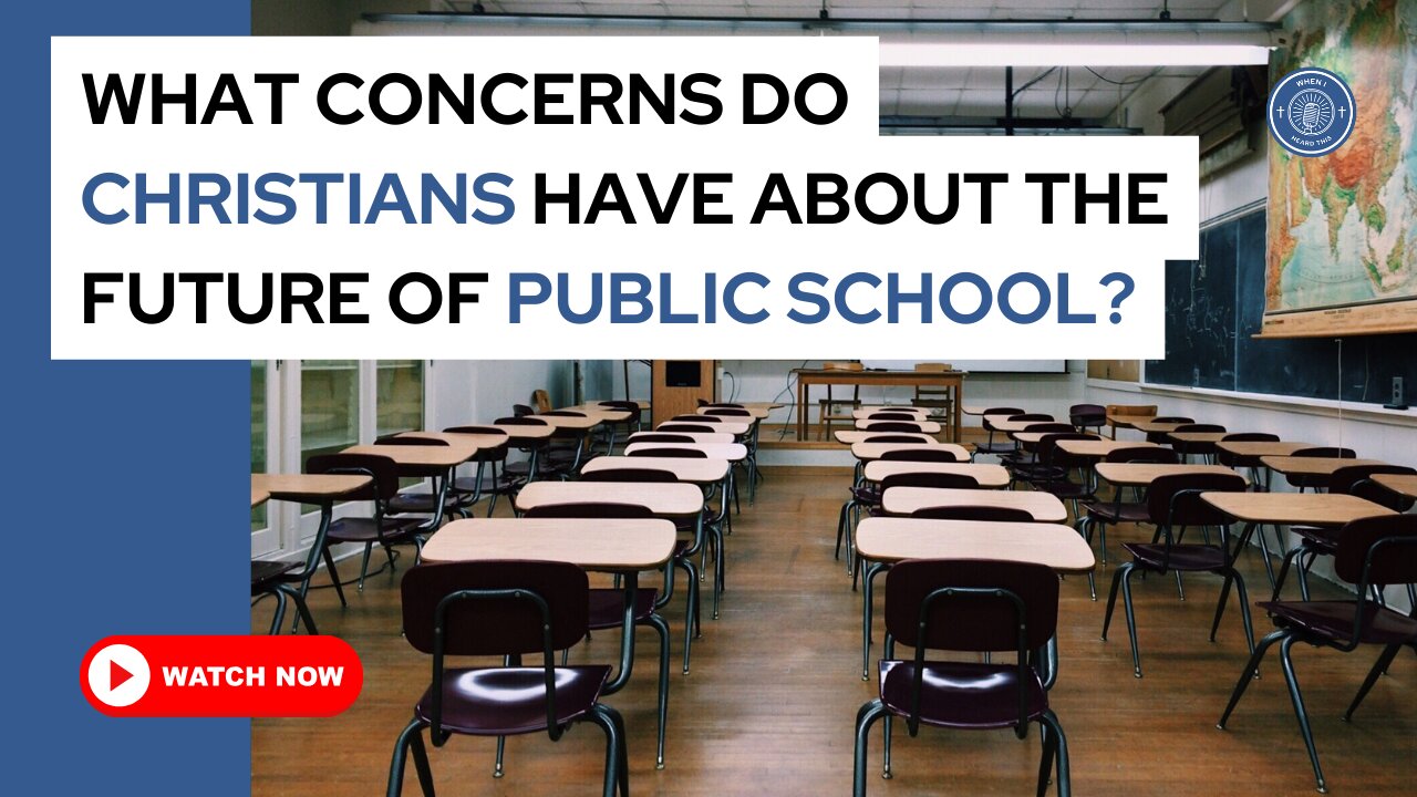 What concerns do Christians have about the future of public school?