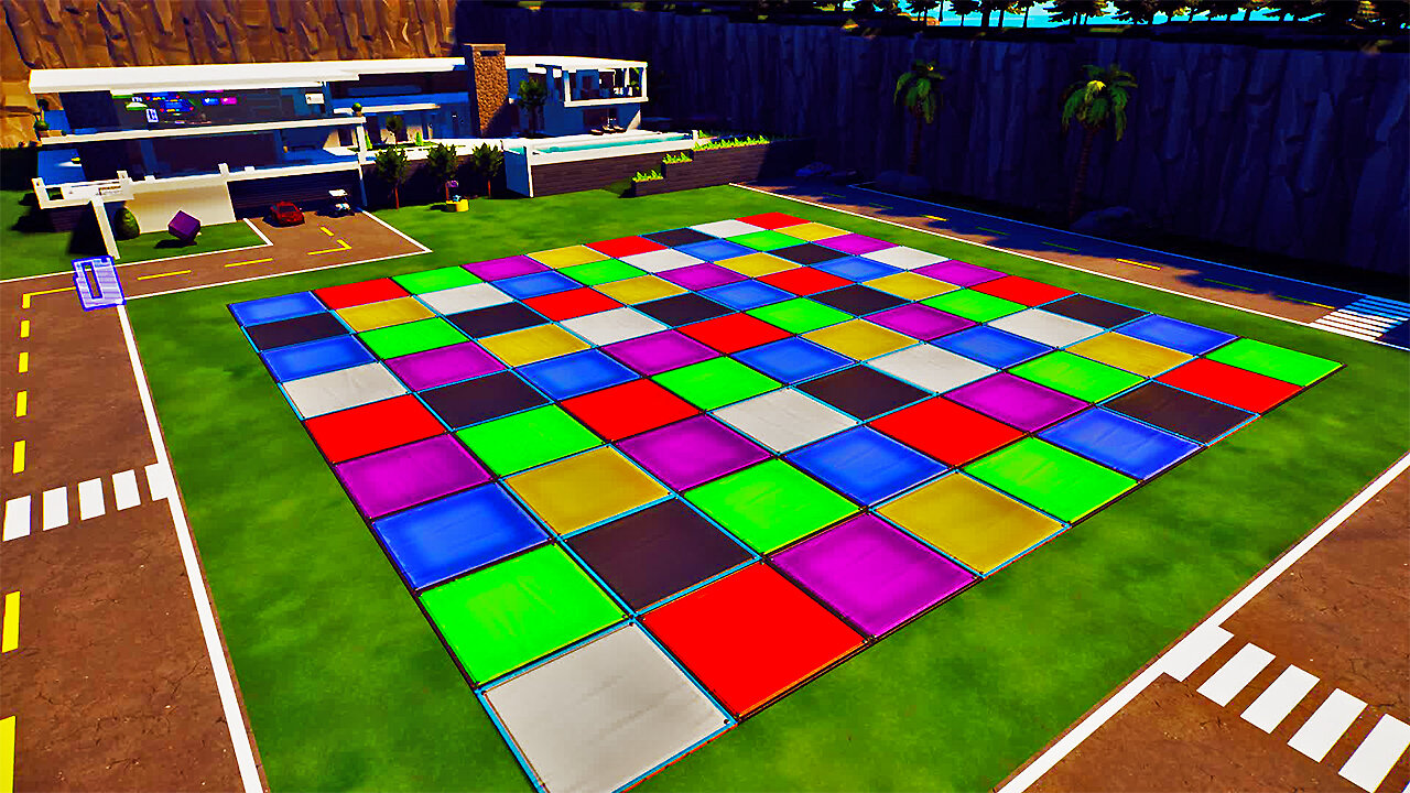 Playing Chaos Color Switch - Fortnite Creative