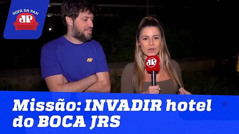 Sofá da Pan: repórter tenta INVADIR hotel do BOCA JRS
