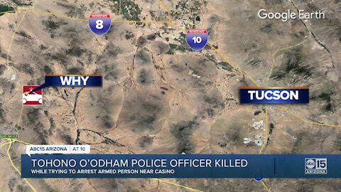 Tohono O'Odham police officer killed