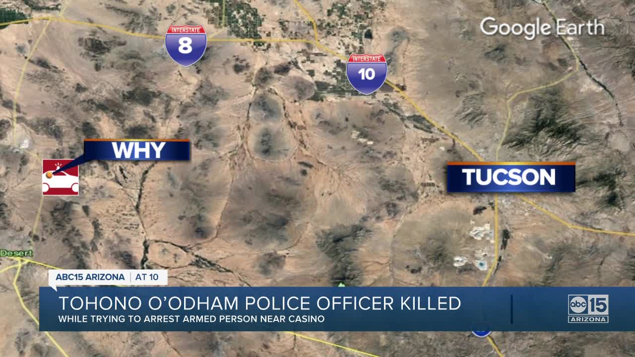 Tohono O'Odham police officer killed