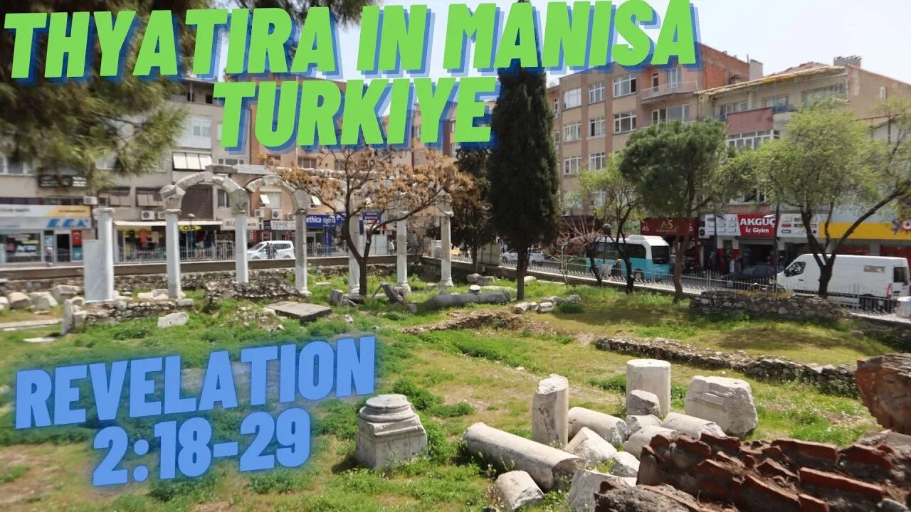 The ruins of Thyatira in Akhisar Turkiye