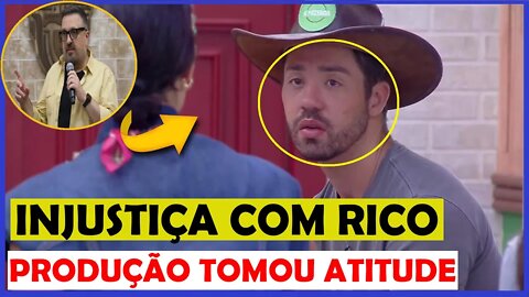 PRODUÇÃO AVISOU QUE EXPULSARIA RICO DO REALITY CASO ELE BRIGASSE COM DAYANE POR CONTA DE SUA JAQUETA