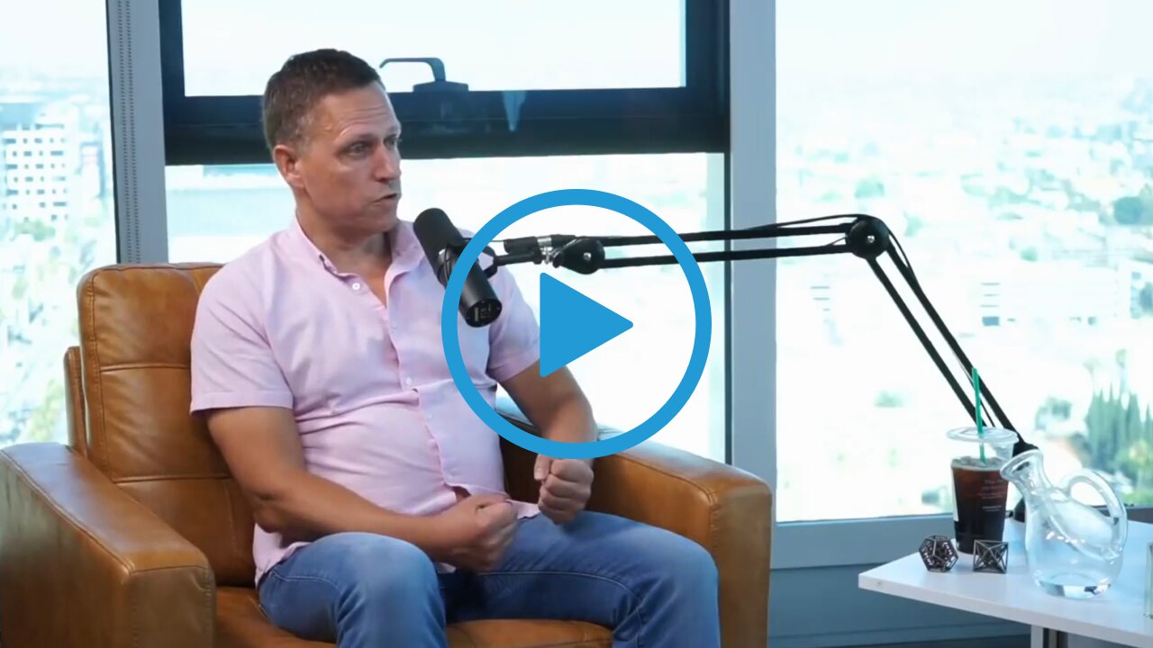 Our Institutions are Now Pathological or Sociopathic - Needing "Reset" – Peter Thiel | Jul 19, 2019