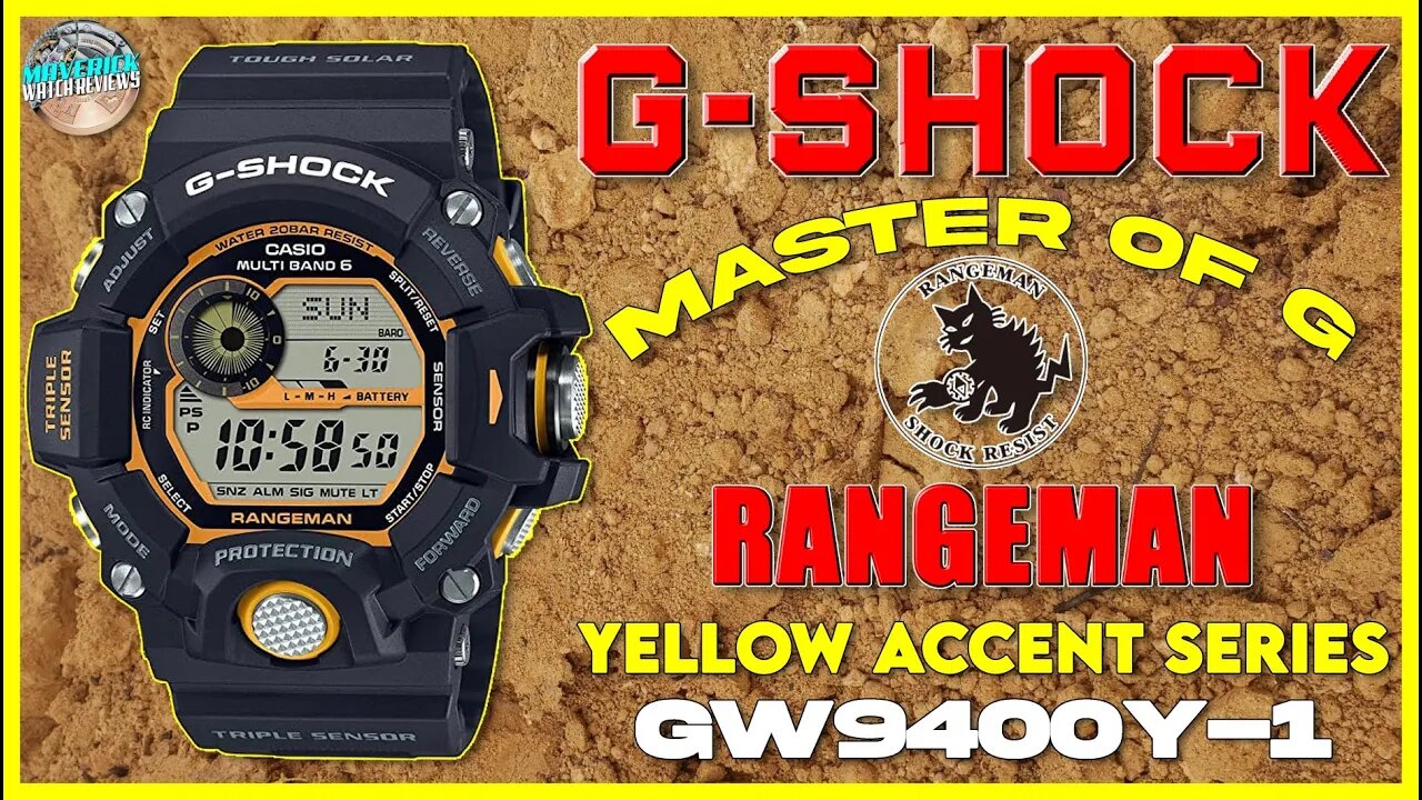 The Last Rangeman? | G-Shock Master of G Rangeman Yellow Accent Series GW9400Y-1 Unbox & Review