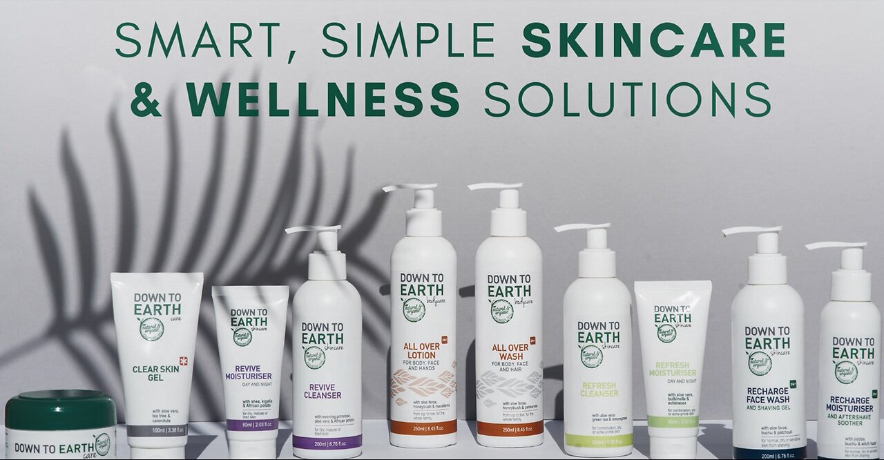 DOWN TO EARTH: Natural Skincare & Wellness Solutions