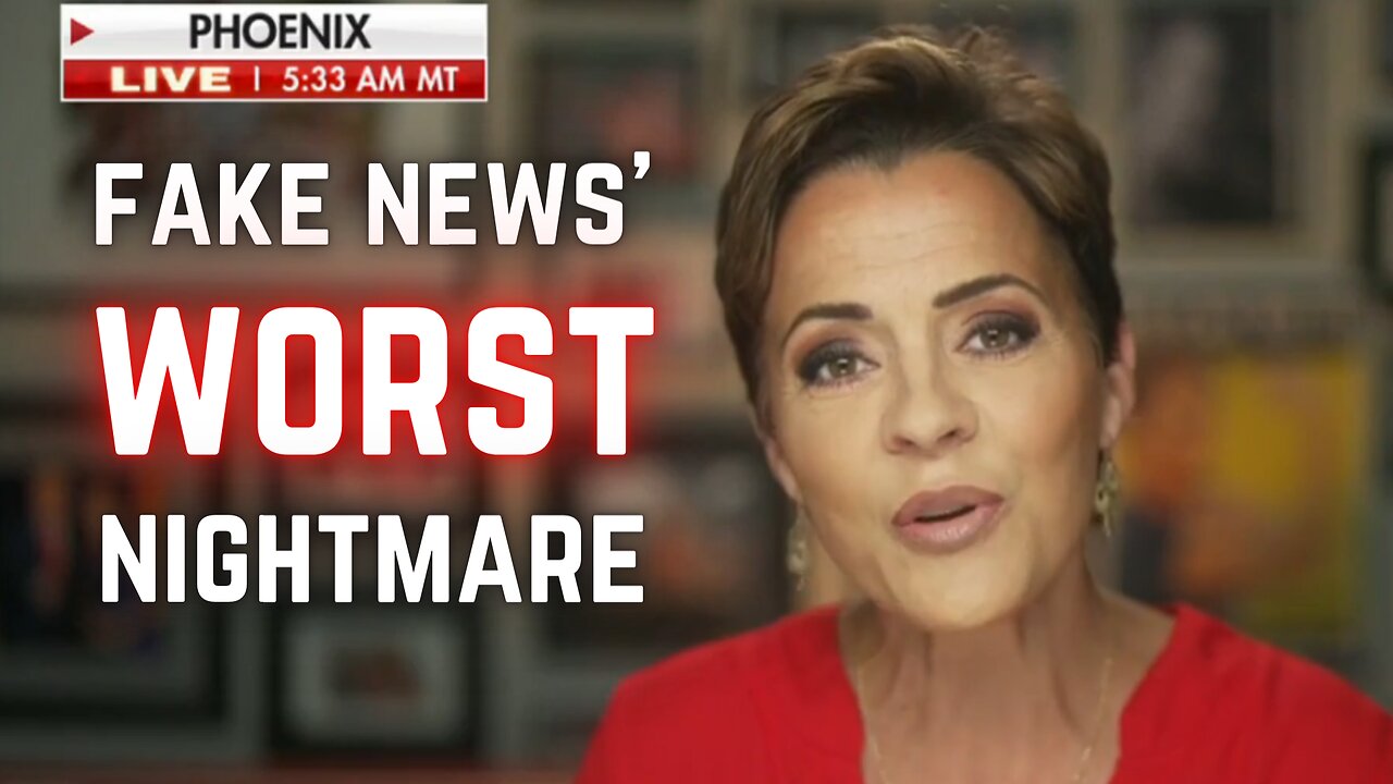 Kari Lake Issues Stark Warning to Corporate Media: "I'm Going to Be the Fake News' Worst Nightmare"