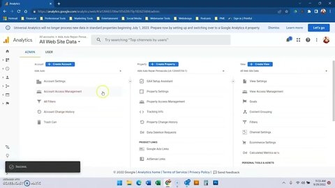 How to remove an account from Google Analytics in seconds
