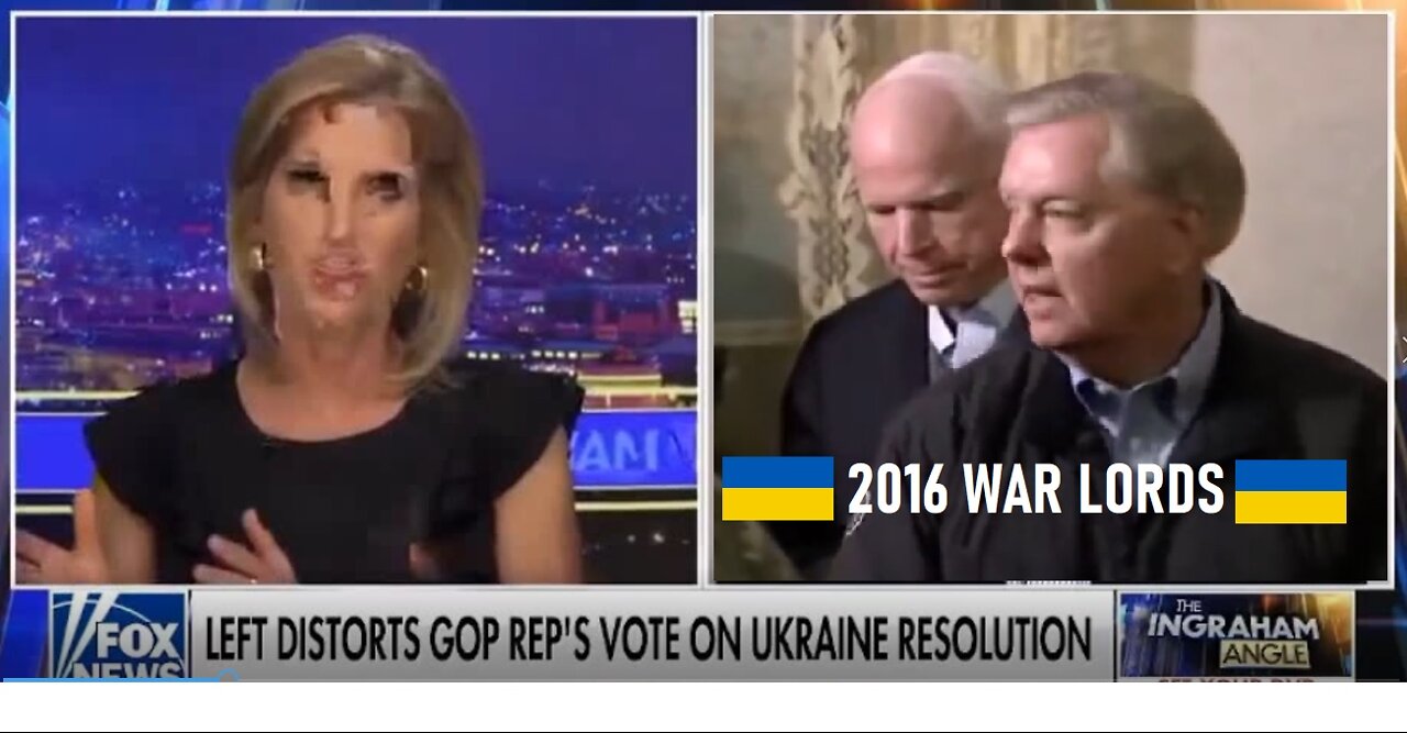 Ingraham: "THE WAR LORDING of US Senators for the Military-Industrial Complex"!