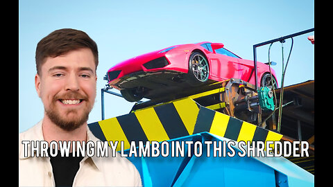 Lamborghini vs World Largest Shredder