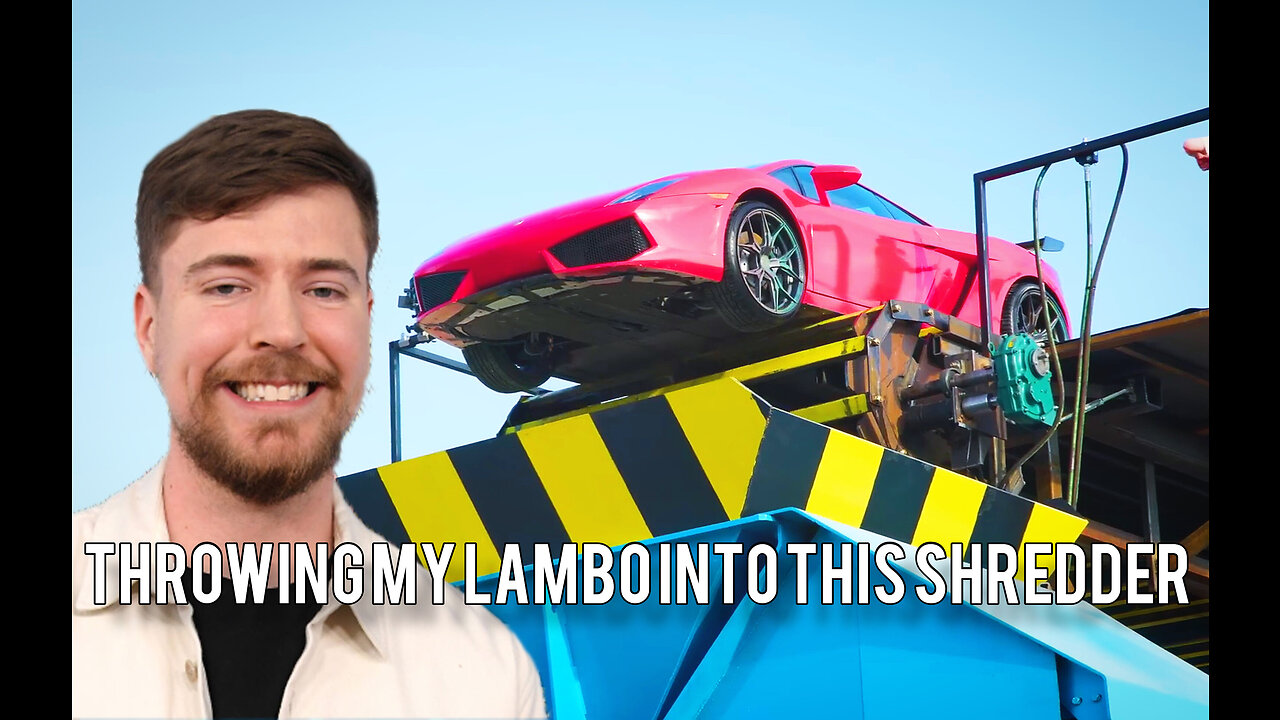 Lamborghini vs World Largest Shredder