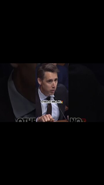 Hawley and Biden Judge Nominee CLASH! #shorts #news #politics #shortsvideo