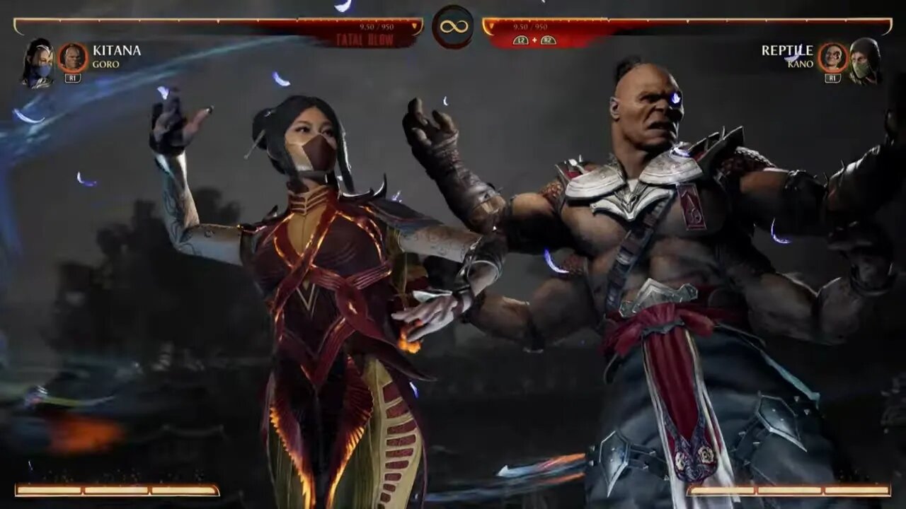 Mortal Kombat 1 2023 Kitana & Goro Kameo Fatal Blow