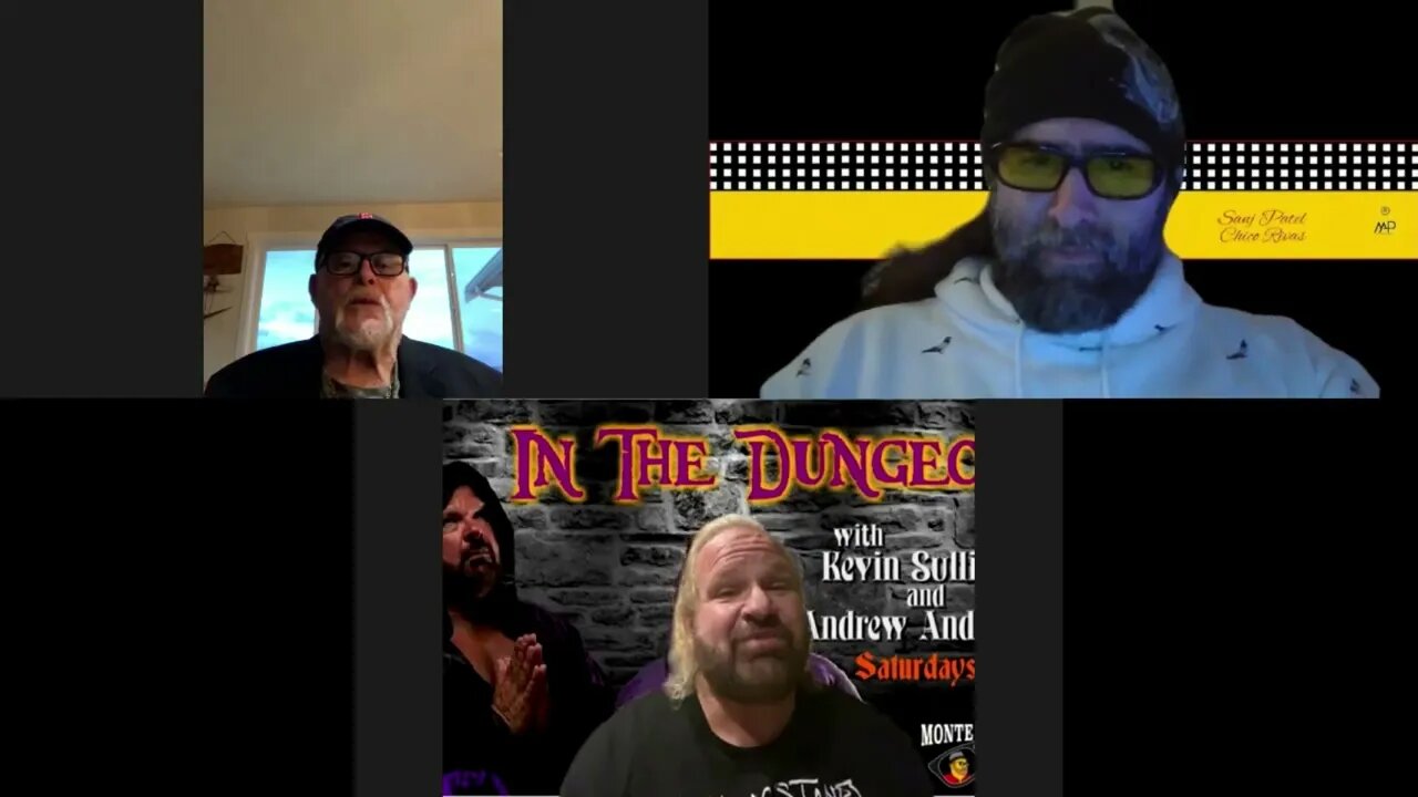 In The Dungeon Season 1 Episode 1 In hosted by Kevin Sullivan , Andrew Anderson , and Matty Rock