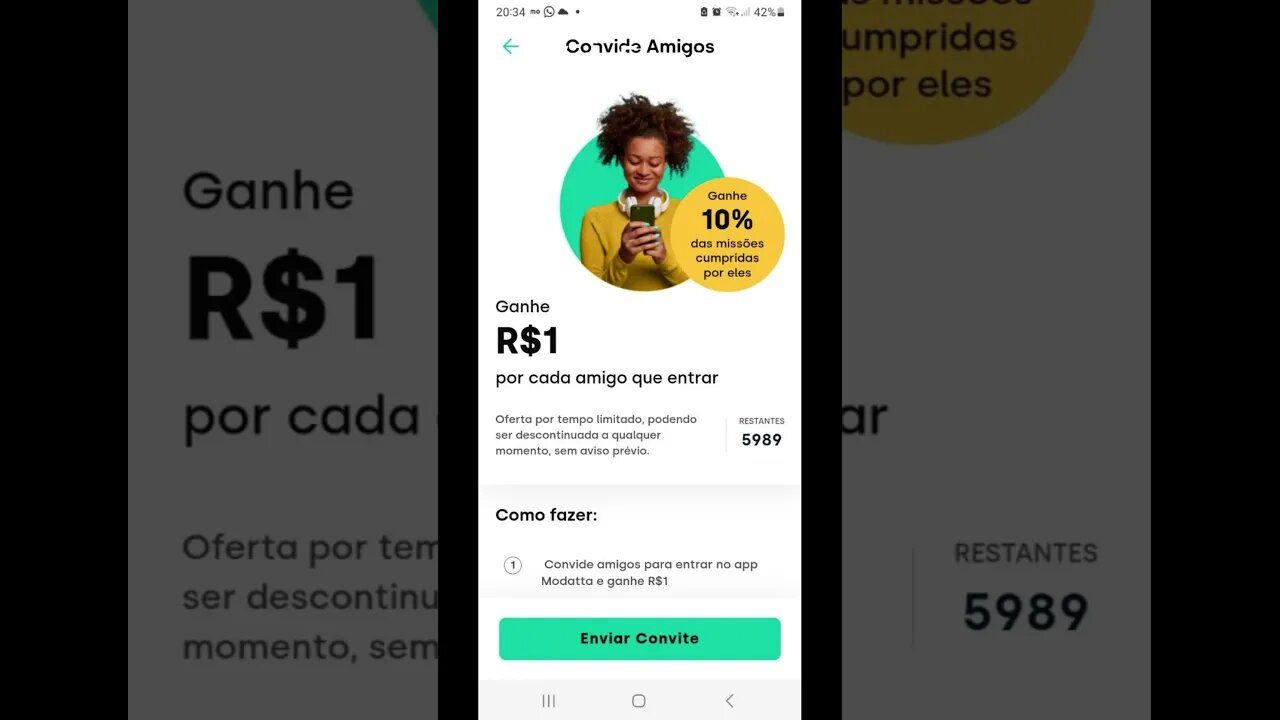 NOVO: Site pagando 25 REAIS + 1 REAL POR INDICAÇÃO