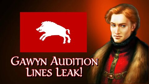 More Wheel of Time Audition Lines LEAK! This Time for Gawyn Trakand! Light are They Trash!