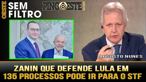 Cristiano Zanin candidato ao STF defende lula em 135 processos [AUGUSTO NUNES]