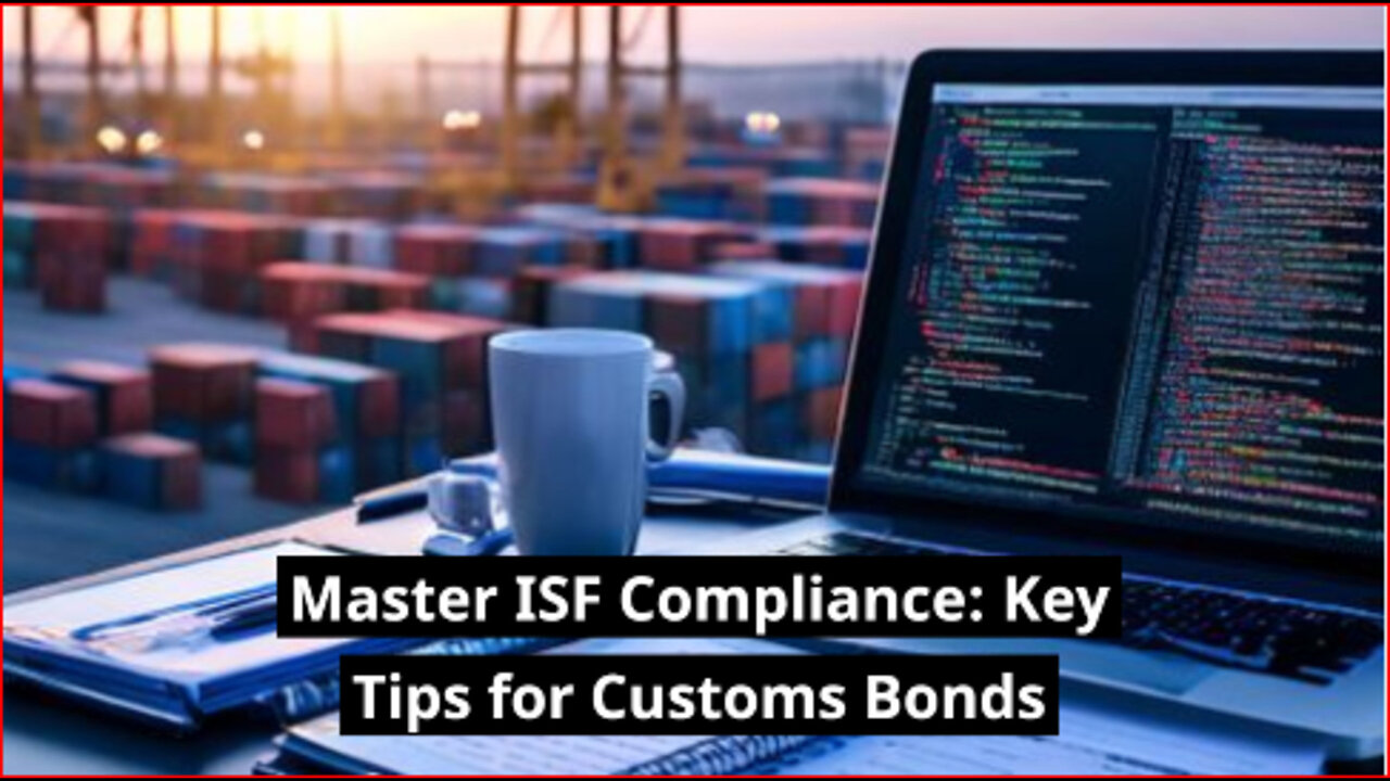 Mastering ISF Compliance: Best Practices and Customs Bond Requirements