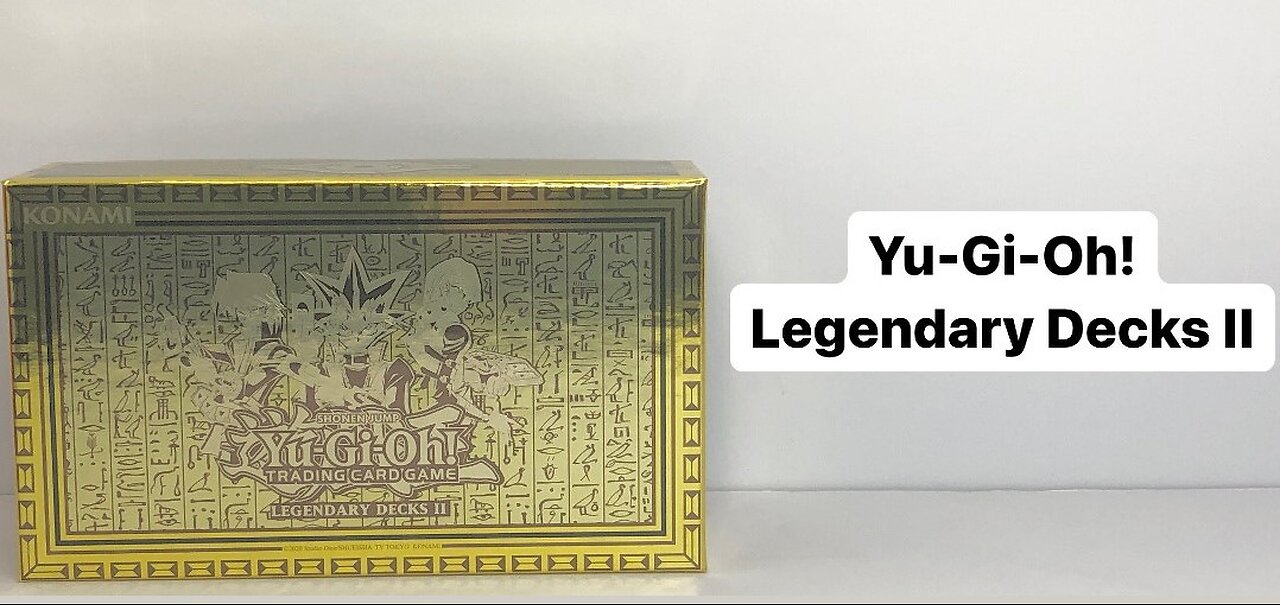 YuGiOh 2024 Legendary Decks 2 Unboxing