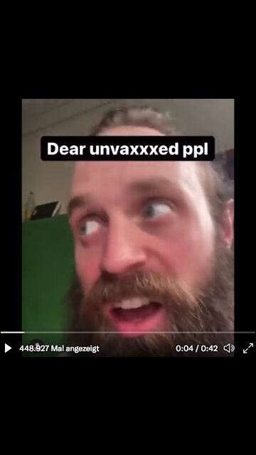 Dear Unvaccinated People!