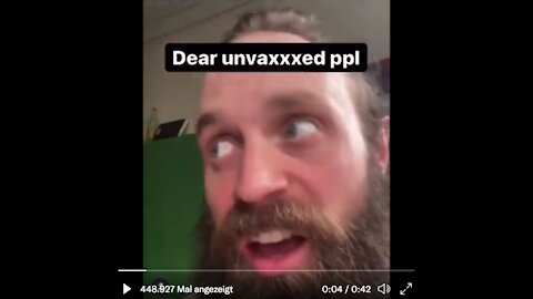 Dear Unvaccinated People!