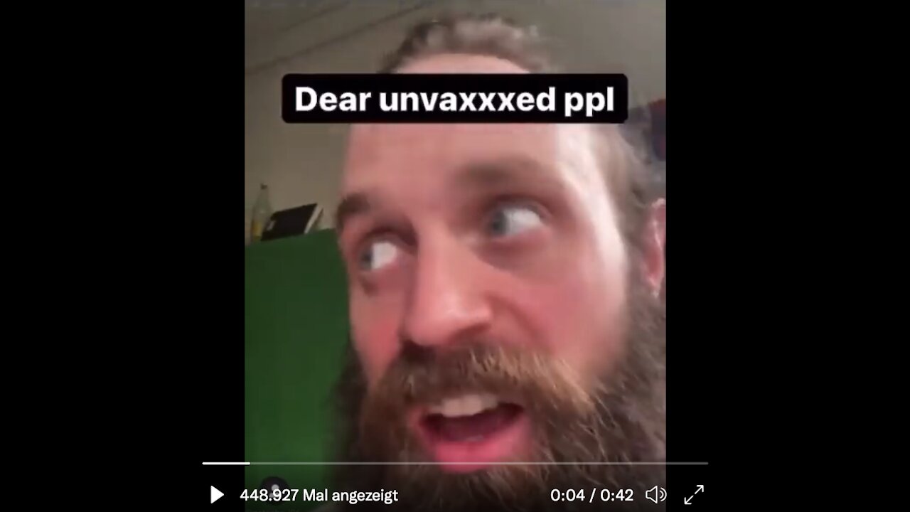 Dear Unvaccinated People!