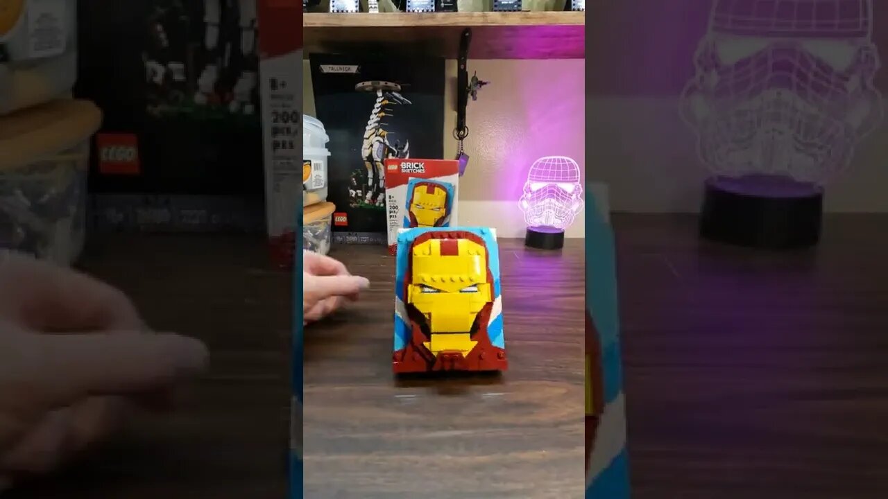 Iron Man speed build - Lego Brick Sketches set 40535 - 200 pcs