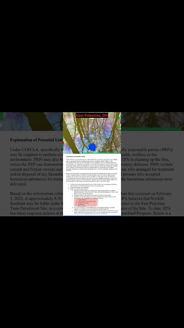 |NEWS| East Palestine Ohio Creek Water Polluted