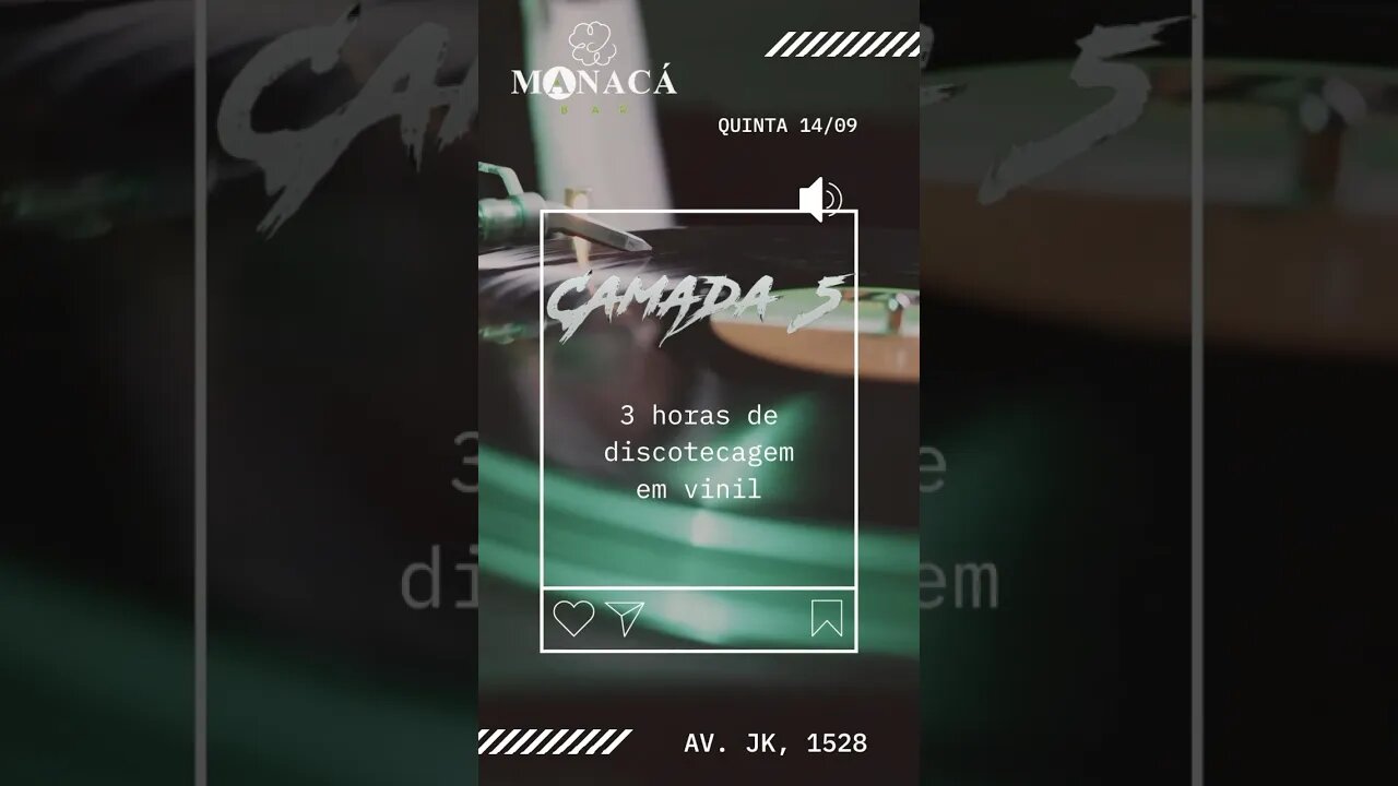 #quintafeira mais uma edição do #camadavinyl no bar mais massa de #maringá @manacabar3922