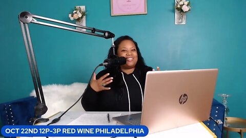 OCTOBER 22ND 12P 3P RED WINE PHILADELPHIA