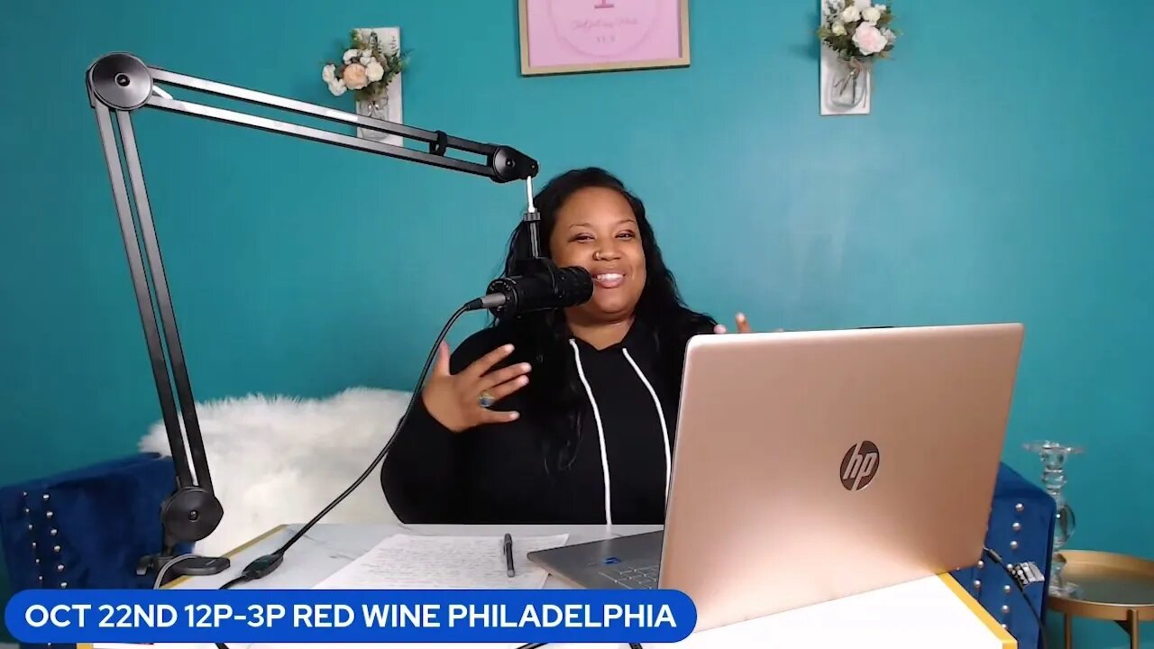 OCTOBER 22ND 12P 3P RED WINE PHILADELPHIA