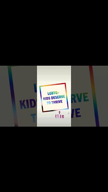 Truth! #LGBTQ + kids deserve to thrive! #billykaren #music #democracy #equality #thisagain