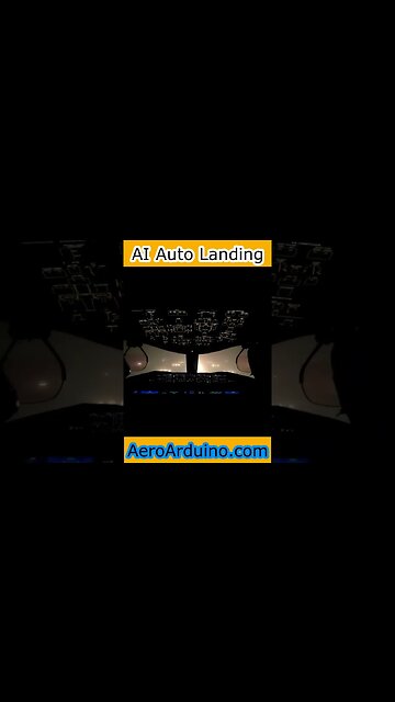 That What Happens When AI Autopilot Lands in No Visibility #Flying #Aviation #AeroArduino