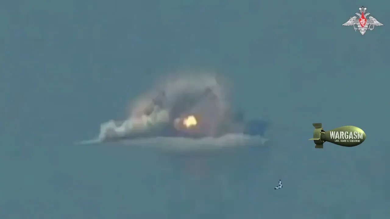 Ukrainian corvette 'Ternopol' destroyed by 'Moskit' missile during exercise