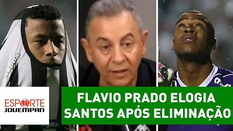 Flavio Prado se surpreende e ELOGIA Santos após eliminação!