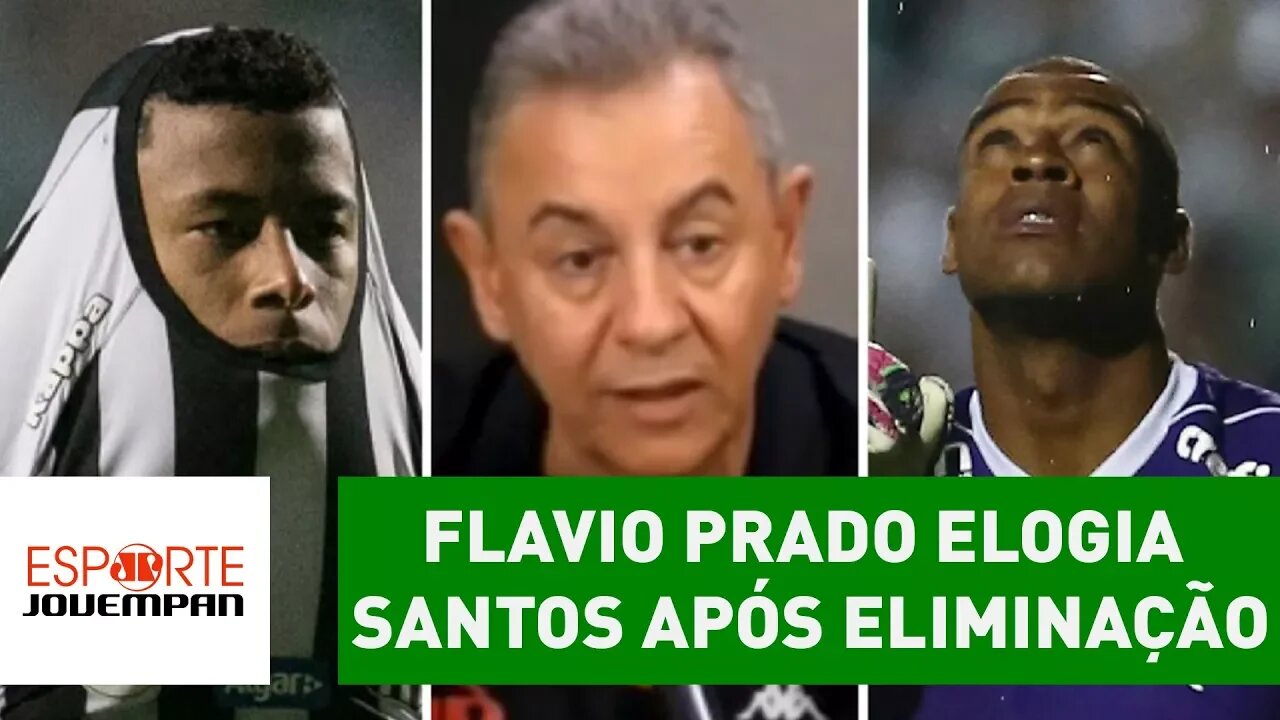 Flavio Prado se surpreende e ELOGIA Santos após eliminação!