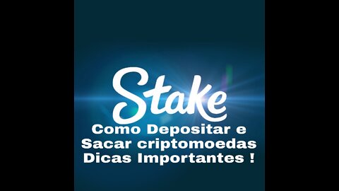 STAKE.COM - HOW TO DEPOSIT AND WITHDRAW CRYPTOCURRENCY