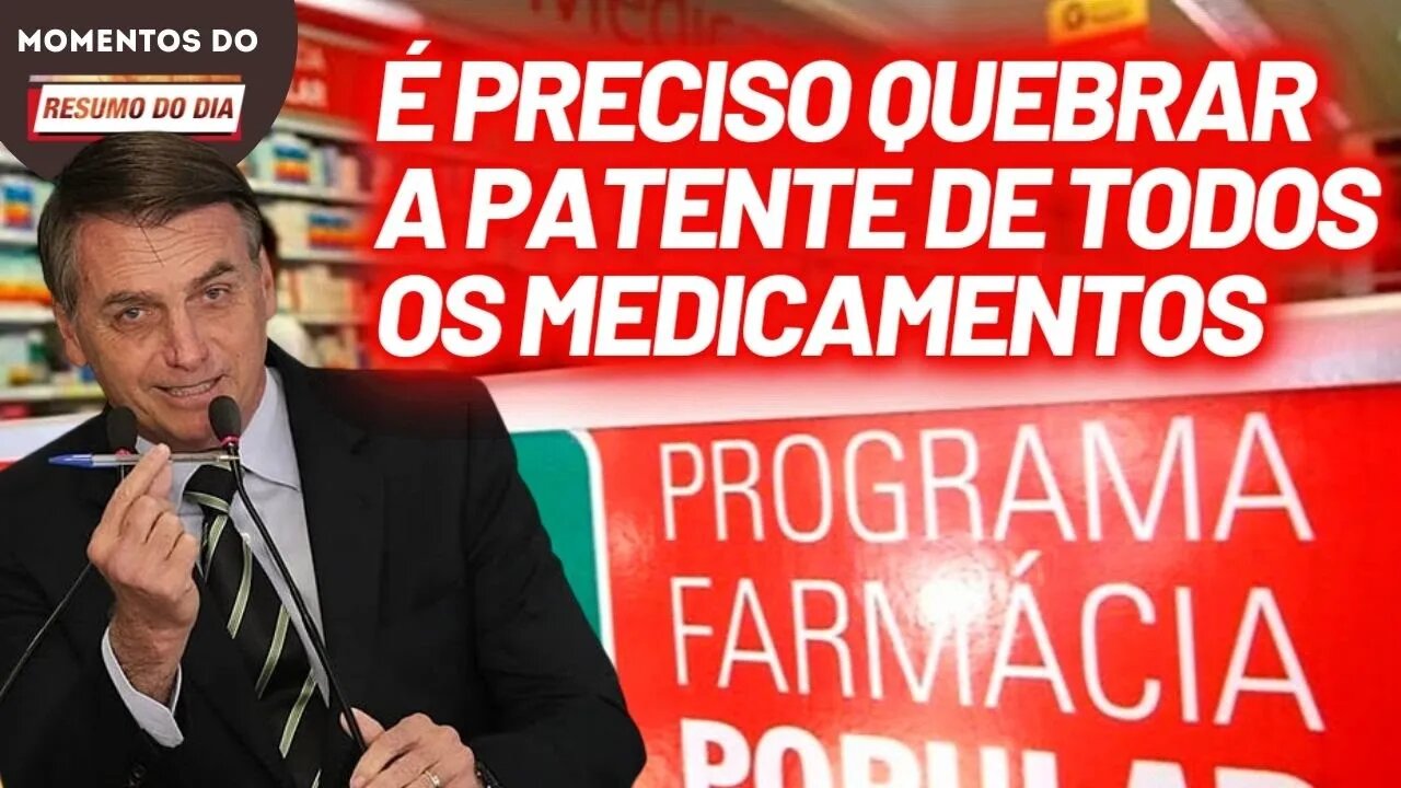 Bolsonaro corta recursos do programa Farmácia Popular | Momentos do Resumo do Dia