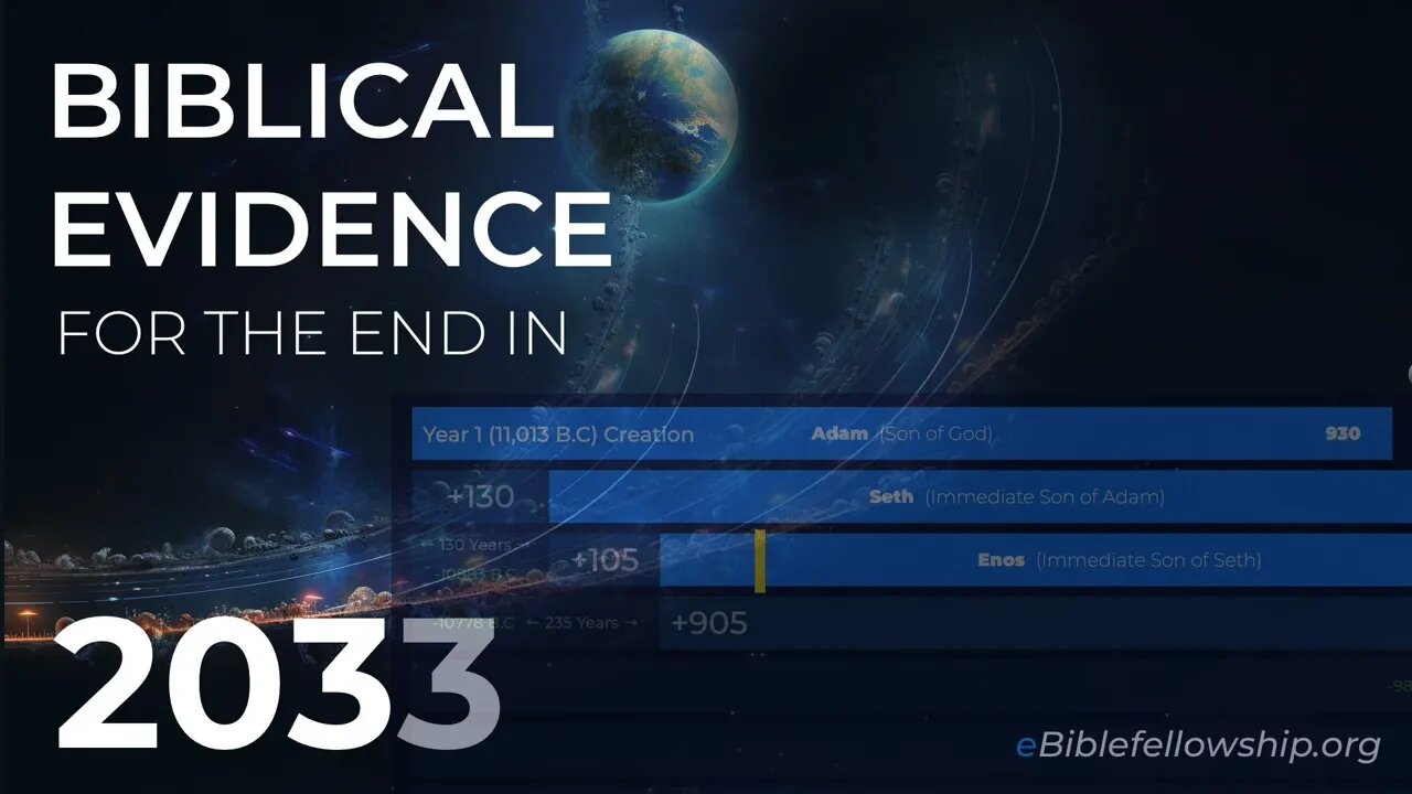 Biblical Evidence For The End in 2033 - Part 1