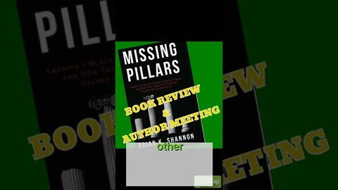 "Missing Pillars" Book review coming soon