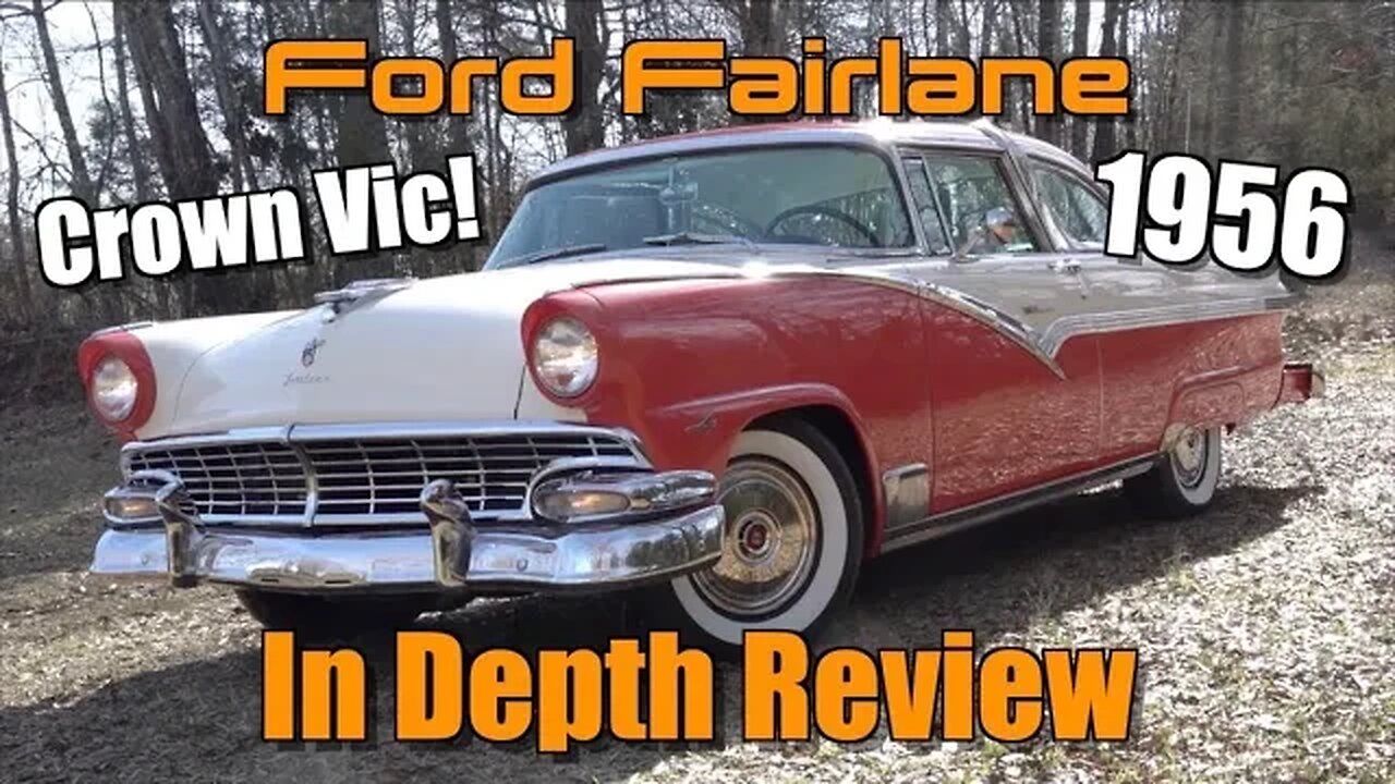 1956 Ford Fairlane Crown Victoria: Start Up, Test Drive & In Depth Review