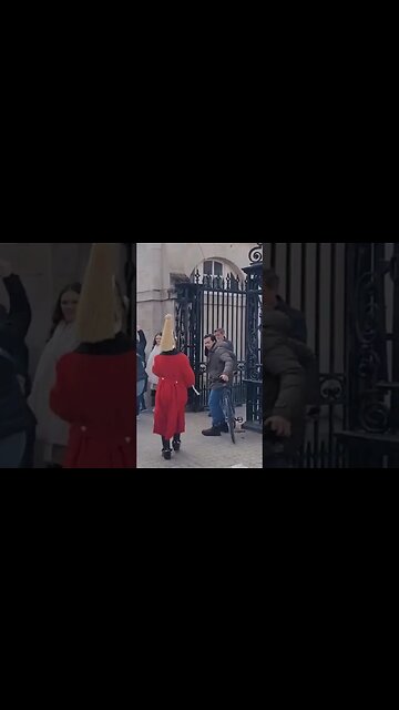 make way the man on the bike #horseguardsparade