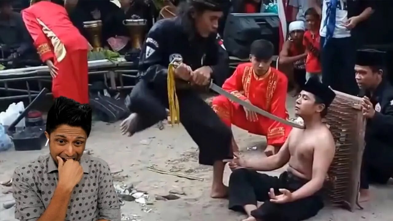 People are awesome | martial art Debus | Banten - Indonesia | extreme | REACTION