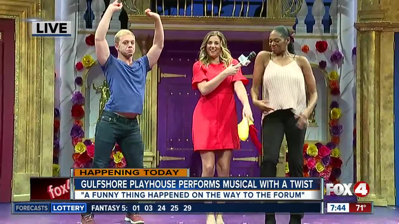 Gulfshore Playhouse performs "Forum" with a Twist - 7:30am live report