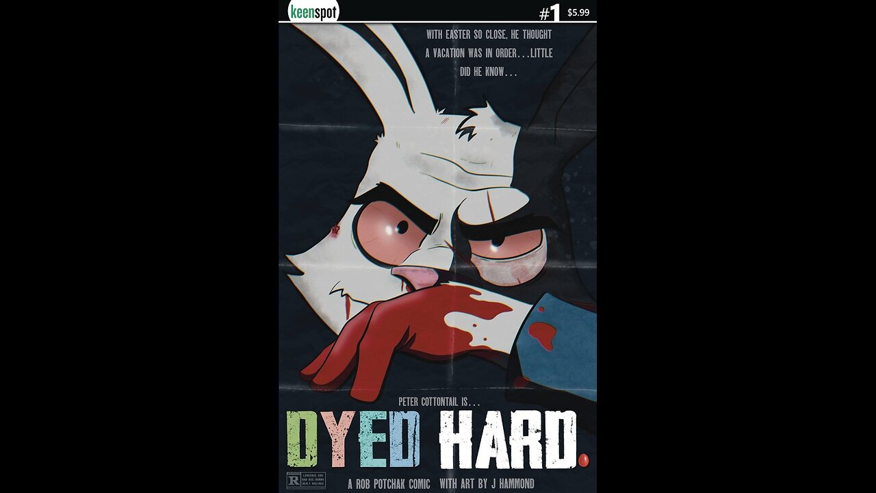 NEW!!! Dyed Hard #1 Keenspot #QuickFlip Comic Book Review