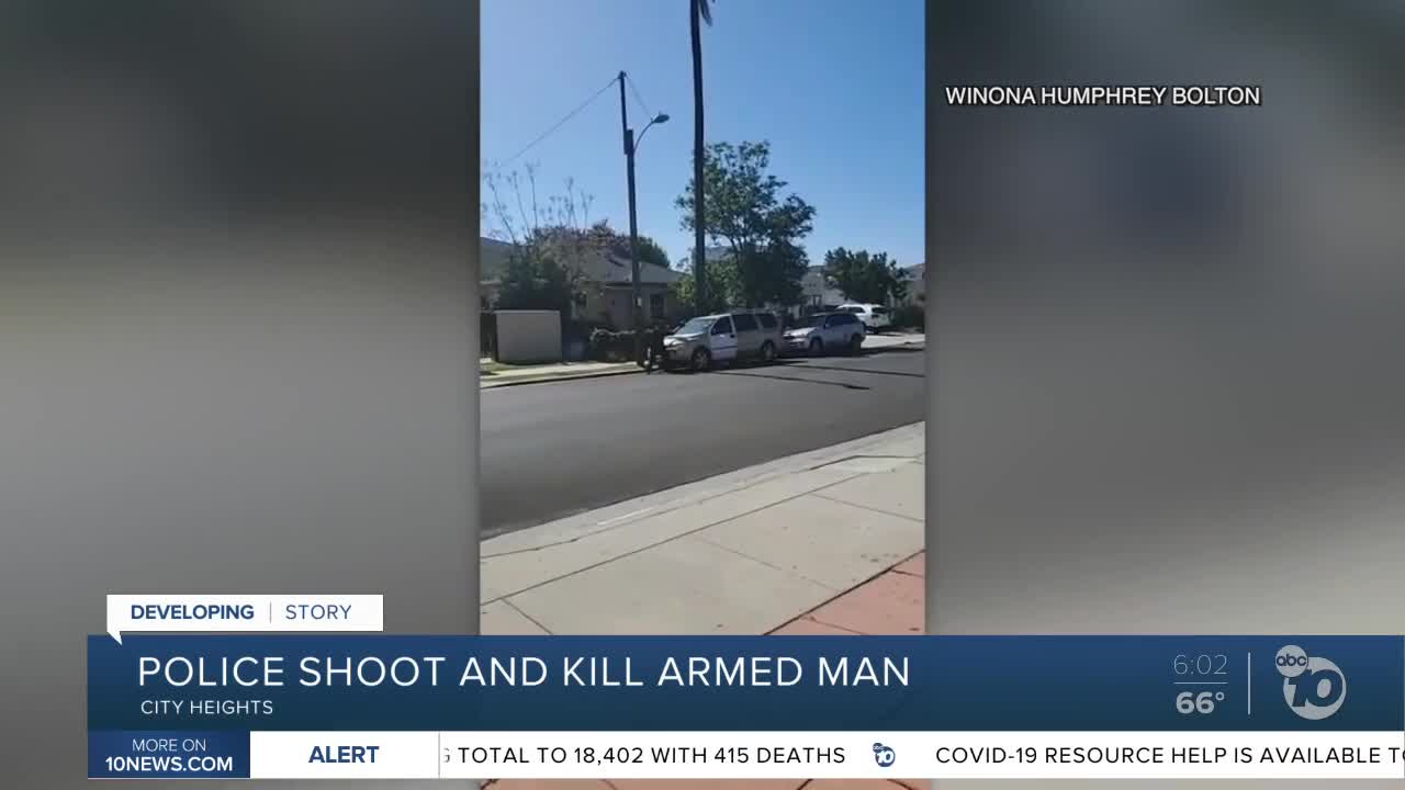 Police shoot and kill armed man