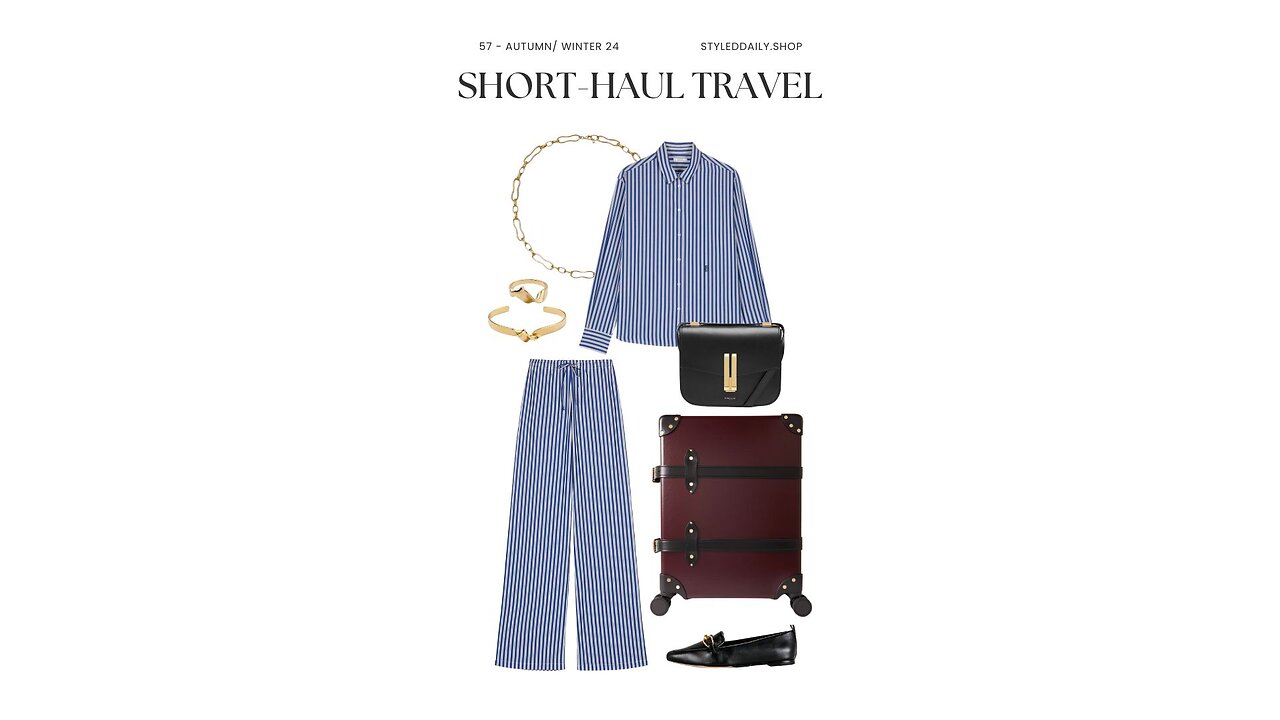 Styling a Short-Haul Travel Set | Styled Daily